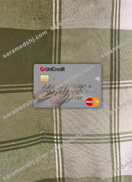 Italy UniCredit Bank mastercard photolook front